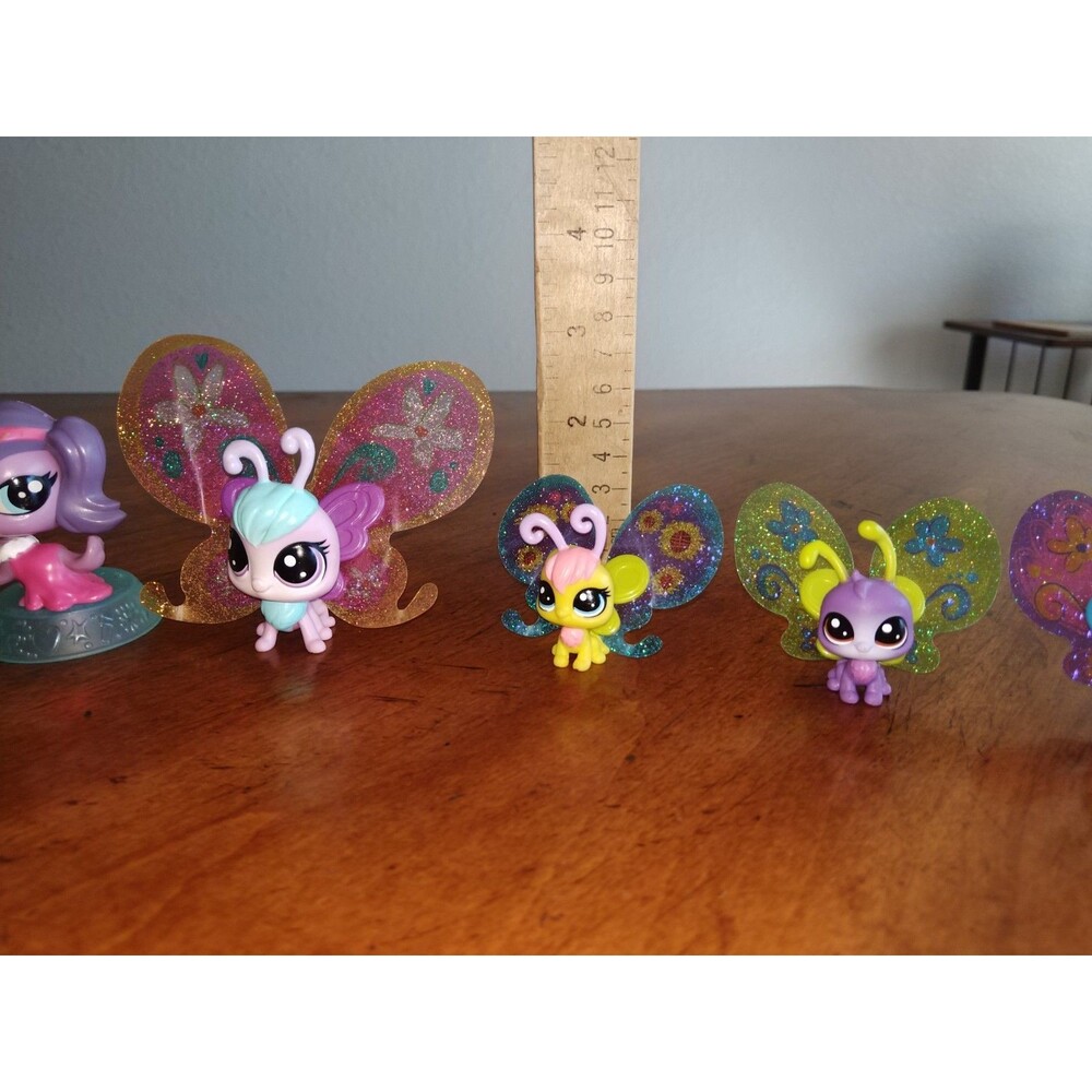 Littlest Pet Shop Lot 12 Pets LPS Butterfly Monkey Caterpillar Magic Motion Cat - Picture 5 of 15